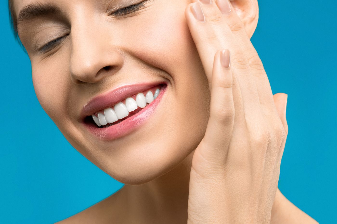 Woman with a fresh, natural smile